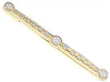 Antique Gold Bar Brooch with Diamonds