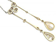 Pearl and Diamond Double Drop Pendant