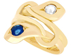 Edwardian Snake Ring in Gold 