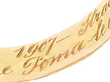 Edwardian Snake Ring in Gold Engraving