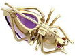 Amethyst Insect Brooch