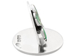 Enamel and Silver Menu Holders