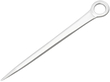 Solid Silver Meat Skewer