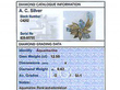 Floral Aquamarine Brooch Report Card