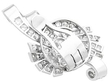 Art Deco Diamond Earring reverse
