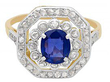 edwardian Sapphire  Ring