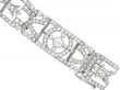 Antique opal and diamond bracelet strap