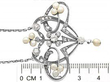 Antique Pearl and Diamond Pendant Size