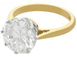 3.95 Carat Round Brilliant Engagement Ring
