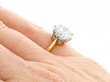 3.95 Carat Round Brilliant Engagement Ring
