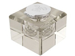 Victorian Glass and Silver Inkwell