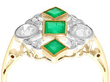 Antique Emerald Dress Ring