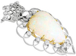 Victorian Opal and Diamond Brooch
