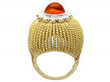 garnet cocktail ring