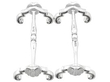 20th Century Silver Knife Rests