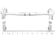20th Century Silver Knife Rest with Ruler