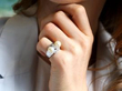 Wearing Art Deco Pearl Ring