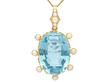 Edwardian Aquamarine Pendant 