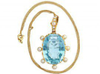 Edwardian Aquamarine Pendant 