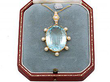 Edwardian Aquamarine Pendant 