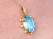 Edwardian Aquamarine Pendant 