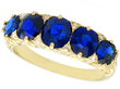 Antique 5 Stone Sapphire Ring