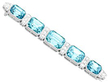 Zircon Bar Brooch Art Deco
