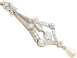 Large Antique Diamond and Pearl Pendant