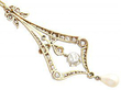 Large Antique Diamond and Pearl Pendant