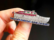 Vintage Gemstone Brooch