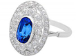 Cushion Cut Sapphire Ring