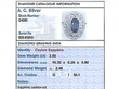 Cushion Cut Sapphire Ring with Diamonds grading card