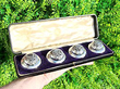 Silver Menu Holders Antique