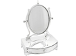 Edwardian Silver Jewellery Box with Mirror