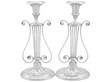 Rare Sterling Silver Candlesticks