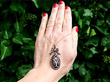 Victorian Enamel and Diamond Pendant 