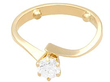 0.4 carat Diamond Ring Yellow Gold
