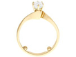 0.4 carat Diamond Ring Yellow Gold