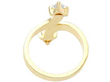 Vintage Trillion Cut Diamond Ring 