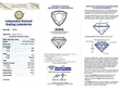 Vintage Trillion Cut Diamond Ring Certificate