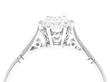 round cut solitaire ring