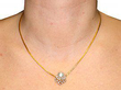 Pearl & Diamond Necklace Wearing 