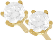 Round Diamond Earrings Studs