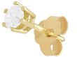 Round Diamond Earrings Studs