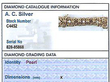 Victorian Pearl Bracelet grading card