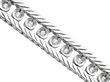 1970s White Gold Diamond Bracelet 