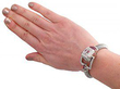 wearing Unusual Art Deco Watch Ladies White Gold