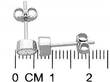 diamond stud earrings in platinum