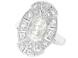 Old European Cut Diamond Platinum Ring