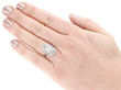 wearing Old European Cut Diamond Platinum Ring